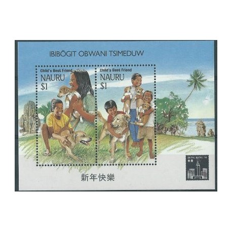 Nauru - Bl 10 I 1994r - Psy