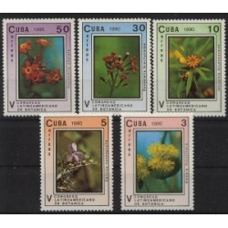Kuba - Nr 3393 - 97 1990r - Kwiaty