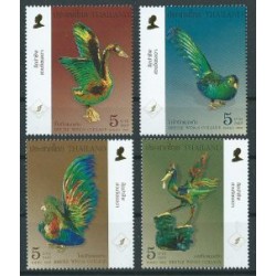 Tajlandia - Nr 2551 - 54 2007r - Ptaki - Porcelana