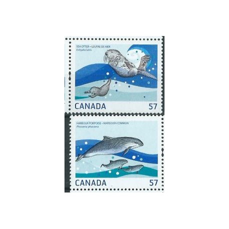 Kanada - Nr 2636 - 37 Pasek 2010r - Ssaki morskie