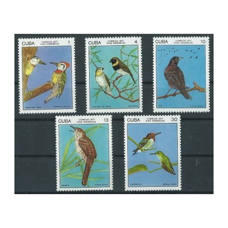 Kuba - Nr 2197 - 01 1977r - Ptaki