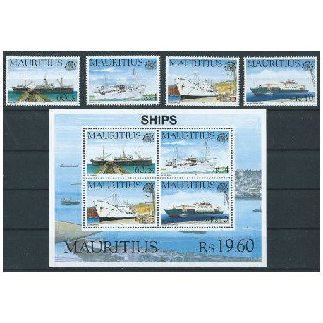 Mauritius - Nr 822 - 25 Bl 18 1996r - Marynistyka