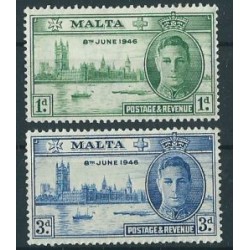Malta - Nr 197 - 98 1946r - Kol. angielskie