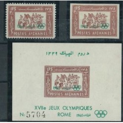 Afganistan - Nr 517 A,B 1960r - Sport  - Olimpiada