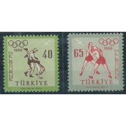 Turcja - Nr 1490 - 91 1956r - Sport - Oilmpiada