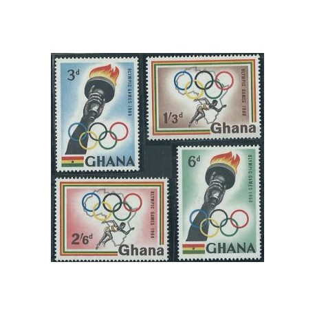 Ghana - Nr 084 - 87 1960r - Sport - Olimpiada