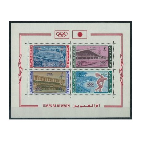 Umm Al Qiwain - Bl 1 A 1964r - Sport - Olimpiada