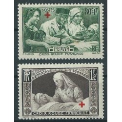 Francja - Nr 471 - 72 1940r - Czerwony Krzyż