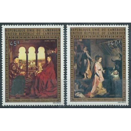 Kamerun - Nr 758 - 59 1973r - Boże Narodzenie - Malarstwo