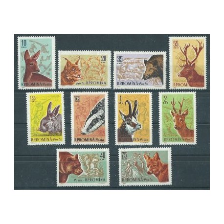 Rumunia - Nr 1981 - 90 1961r - Ssaki