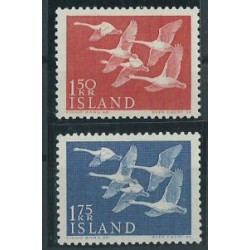 Islandia - Nr 312 - 13 1956r - Ptaki
