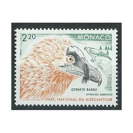 Monako  - Nr 2094 1992r - Ptak - Słania