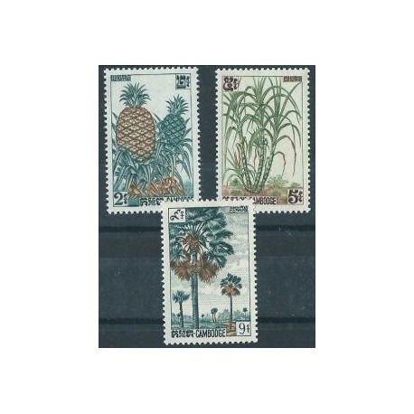 Kambodza - Nr 143 - 45 1962r - Owoce  - Drzewa