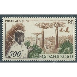 Madagaskar - Nr 421 1952r - Ptaki - Kol. francuskie