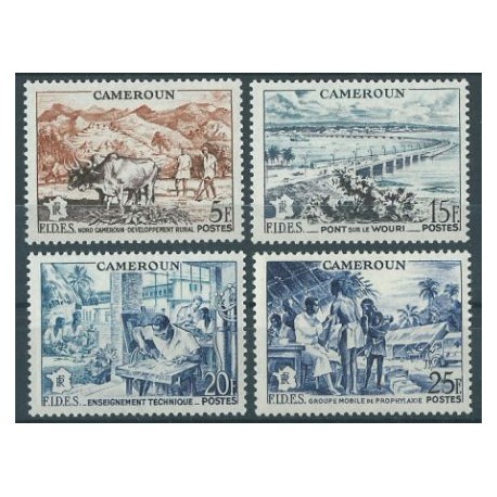 Kamerun - Nr 312 - 15 1956r - Ssaki - Kol. francuskie