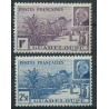 Gwadelupa - Nr 166 - 67 1941r - Krajobrazy  - Kol. francuskie