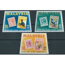 Malezja - Nr 047 - 49 1967r - Ptaki