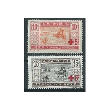 Mauretania - Nr 034 - 35 1915r - Ssaki - Kol. francuskie
