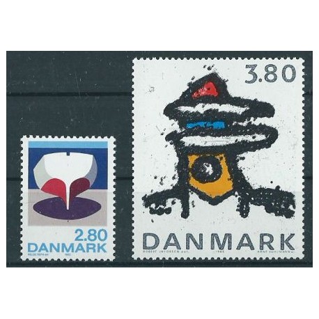 Dania - Nr 851 - 52 1985r - Malarstwo