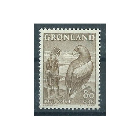 Grenlandia - Nr 073 1969r - Ptak -  Słania
