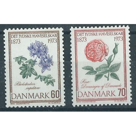 Dania - Nr 543 - 44 1973r - Słania - Kwiaty