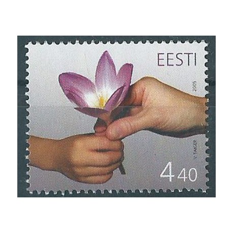 Estonia - Nr 514 2005r - Kwiaty