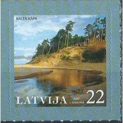 Łotwa - Nr 698 2007r - Drzewa - Krajobraz