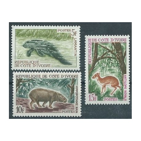 Wybrzeże  Kości Słoniowej - Nr 272 - 74 1964r - Ssaki