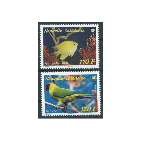 Nowa Kaledonia - Nr 1649 - 50 2014r - Ryba - Ptak