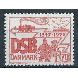 Dania - Nr 523 1972r - Słania - Kolej
