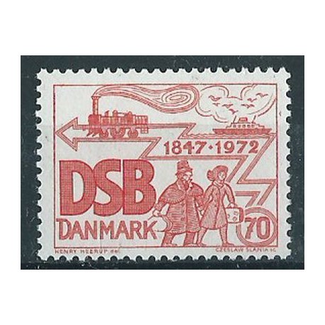 Dania - Nr 523 1972r - Słania - Kolej