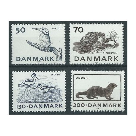 Dania - Nr 602 - 05 1975r - Ptaki -  Ssaki - Słania