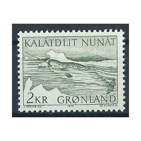Grenlandia - Nr 092 1975r - Ssaki morskie  - Słania