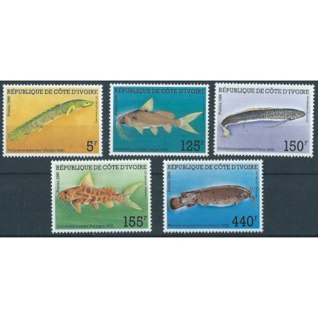 Wybrzeże Kości Słoniowej - Nr 920 - 24 1986r - Ryby