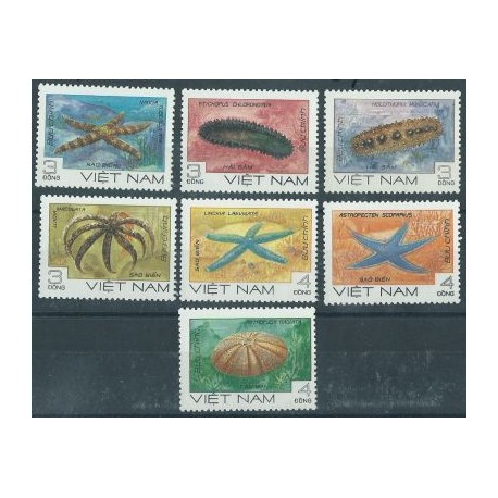 Wietnam - Nr 1593 - 99 1985r - Fauna morska
