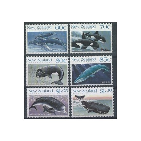 Nowa Zelandia - Nr 1056 - 61 1988r - Ssaki morskie