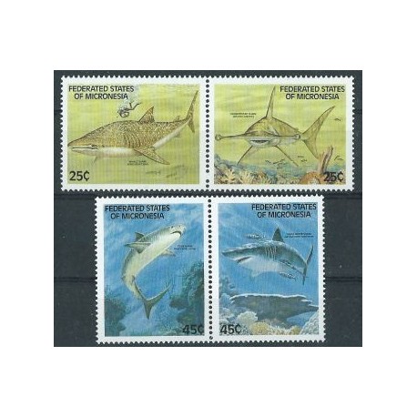 Mikronezja - Nr 128 - 31 1989r - Ryby - Płetwonurek