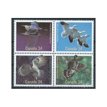 Kanada - Nr 995 - 98 1986r - Ptaki