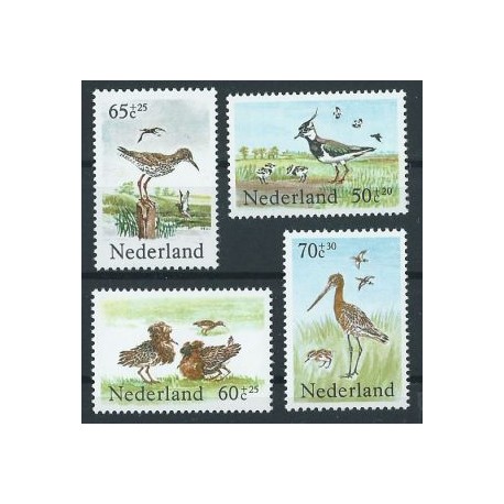 Holandia - Nr 1246 - 49 1984r - Ptaki