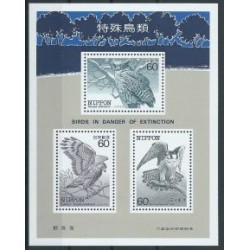Japonia - Bl 106 1984r - Ptaki