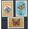 Afganistan - Nr 1295 - 97 1983r - Motyle