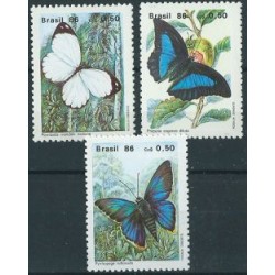 Brazylia - Nr 2172 - 74 1986r - Motyle