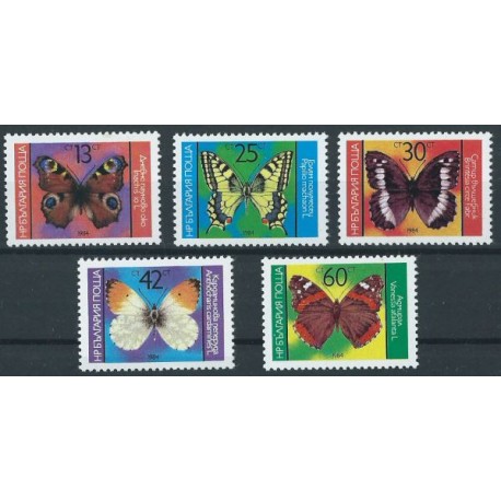Bułgaria - Nr 3316 - 20 1984r - Motyle