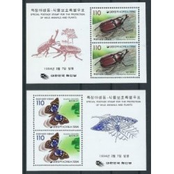 Korea S. - Bl 585 - 86 1994r - Insekty