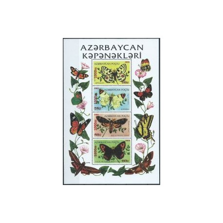 Azerbejdzan - Bl 60 2005r - Motyle