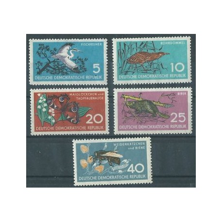NRD - Nr 688 - 92 1959r - Ptaki - Ssaki  - Pszczoła