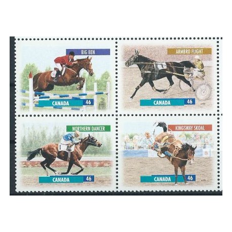 Kanada - Nr 1772 - 75 1999r - Konie