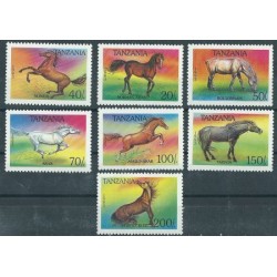 Tanzania - Nr 1677 - 83 1993r - Konie