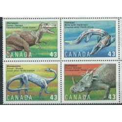 Kanada - Nr 1389 - 92 1993r. - Dinozaury