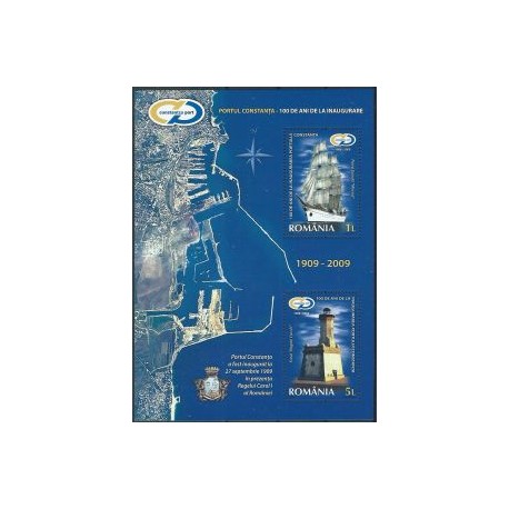 Rumunia - Bl 457 2009r - Marynistyka - Latarnia